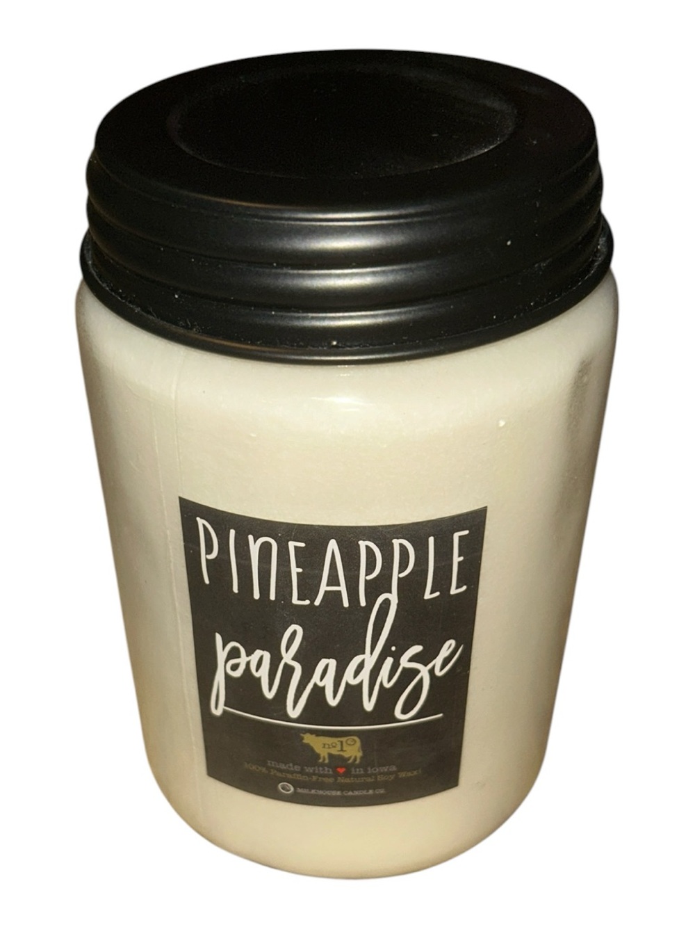 Milkhouse Candle Co. Pineapple Paradise 100% Paraffin Wax 22 OZ, Made In USA HTF